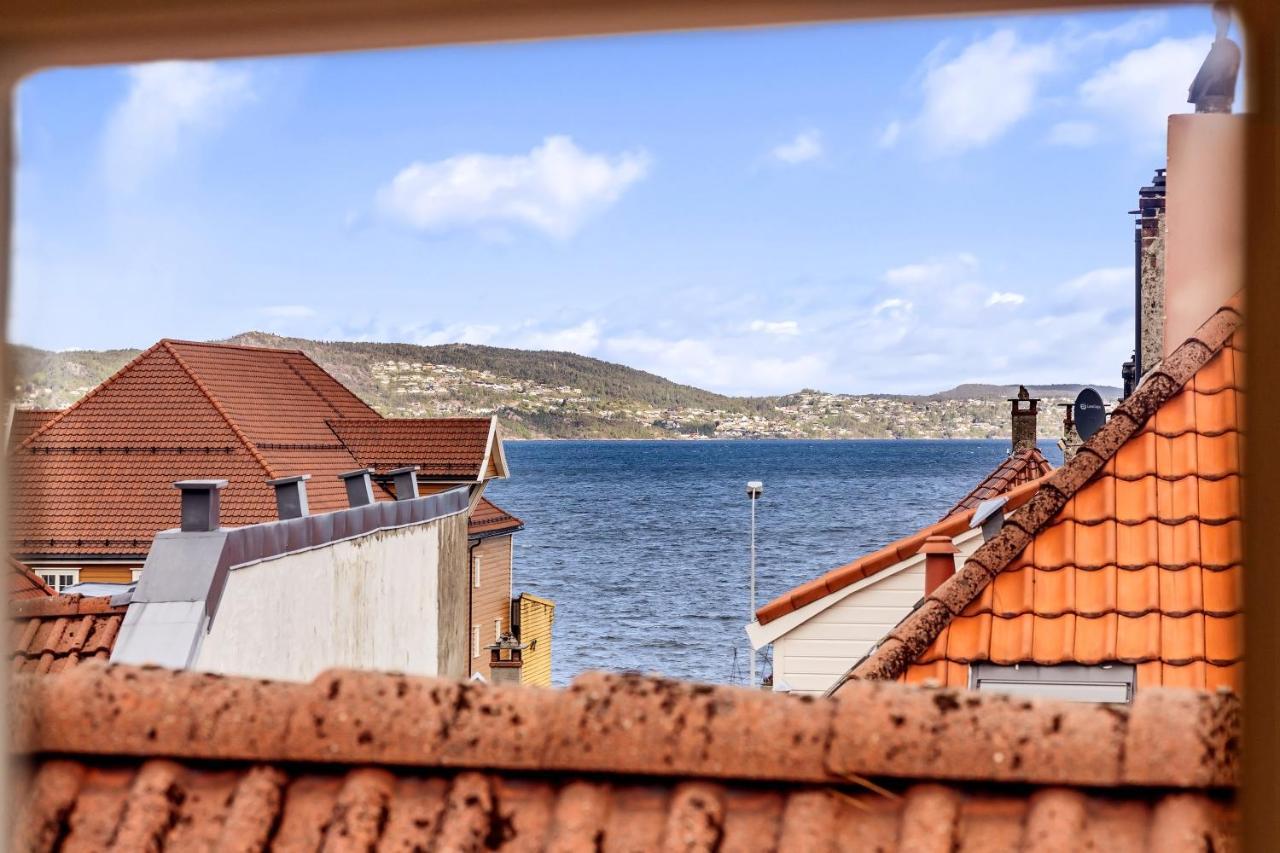 Modern Penthouse With A View - Behind Bryggen Appartement Bergen Buitenkant foto